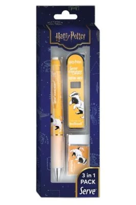 SERVE DEEP HARRY POTTER KALEM SİLGİ UÇ HUFFLEPUFF SET