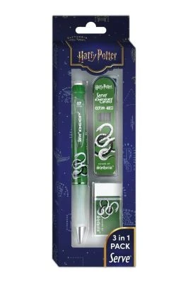 SERVE DEEP HARRY POTTER KALEM SİLGİ UÇ SLYTHERİN SET