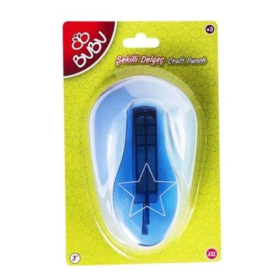 BU-BU ŞEKİLLİ EVA VE KAĞIT DELGEÇ YILDIZ 3