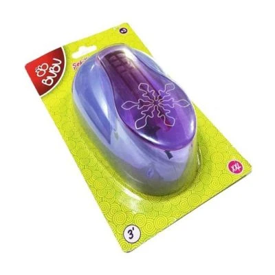 BU-BU ŞEKİLLİ EVA VE KAĞIT DELGEÇ KAR TANESİ 3