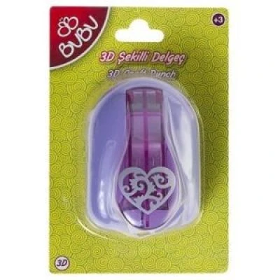 BU-BU ŞEKİLLİ 3D DELGEÇ KALP