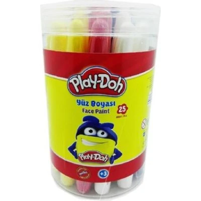 PLAY-DOH YÜZ BOYASI 6 RENK 25 ADET