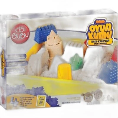 BU-BU OYUN KUMU BÜYÜK HAVUZLU KALE KALIPLAR 1000 GR.