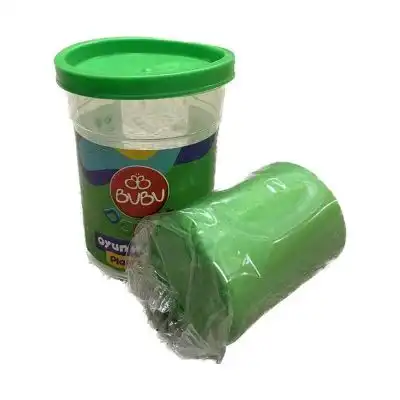 BU-BU OYUN HAMURU TEK RENK YEŞİL 125 GR.