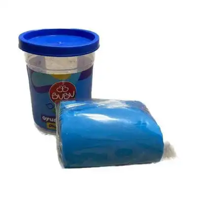BU-BU OYUN HAMURU TEK RENK MAVİ 125 GR.