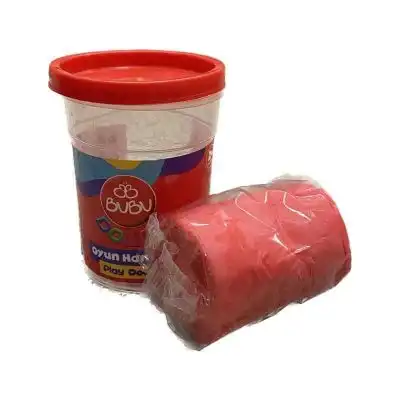BU-BU OYUN HAMURU TEK RENK KIRMIZI 125 GR.