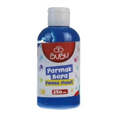 BU-BU PARMAK BOYA 250 GR. MAVİ