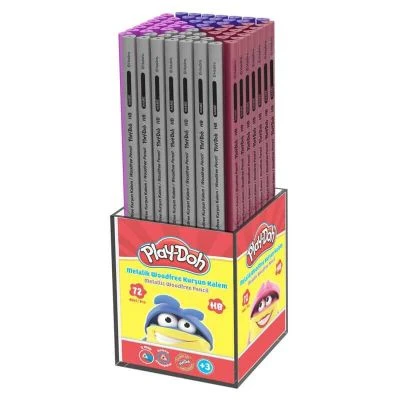 PLAY-DOH WOODFREE KURŞUN KALEM METALİK