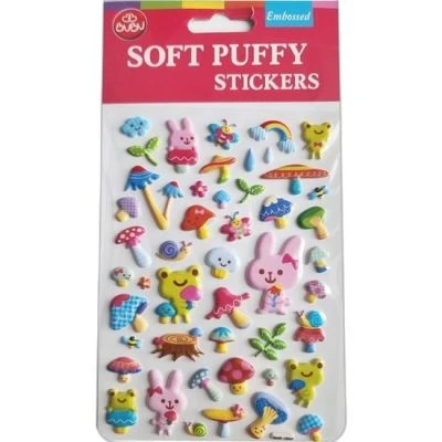 BU-BU SOFT PUFFY STICKERS FOREST LIFE 10,9X20,5