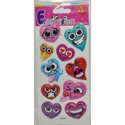 BU-BU EMOTIONS EMOTIONS PUFFY STICKERS KALPLER 9X21