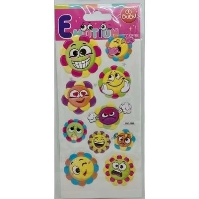 BU-BU EMOTIONS PUFFY STICKERS GUNES CICEKLER 9X21
