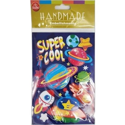 BU-BU HANDMADE STICKERS UZAY 12,5X23,5