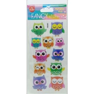 BU-BU DAMLA STICKERS BAYKUS METALIK 9X20