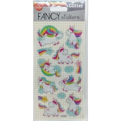 BU-BU DAMLA STICKERS GLITTER UNICORN 9X20