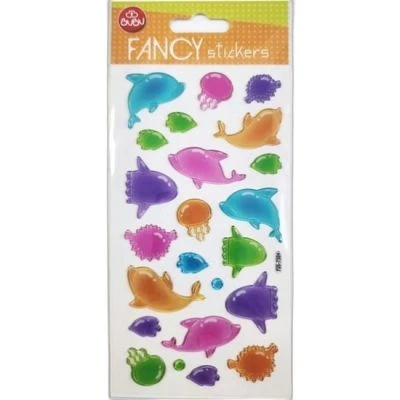 BU-BU DAMLA STICKERS FUNCY DENIZ HAYVANLARI 9X20