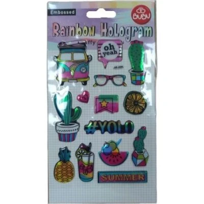 BU-BU PUFFY STICKERS SUMMER 20,5X11