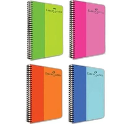 FABER-CASTELL PP KPK BİCOLOR SPİRALLİ 80 YP KAR