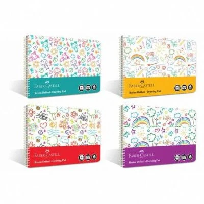 FABER CASTELL RESİM DEFTERİ EĞLENCELİ PP KAPAK 35X50 30 YP
