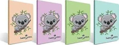 FABER-CASTELL A4 PP KOALA 80 YAPRAK  ÇİZGİLİ DEFTER