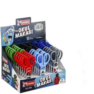 MİKRO KS 160-30 BÜYÜK KABLI OKUL MAKASI (ERKEK)