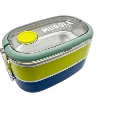 MUGGLE MS-08 (304 PASLANMAZ ÇELİK) ÇİFT KATLI YEMEK KABI