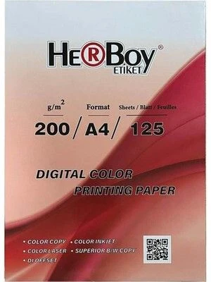 HERBOY GRAMAJLI KAĞIT A4 200 GRAM