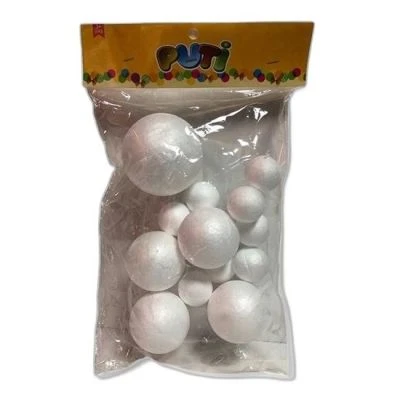 PUTİ KARIŞIK KÖPÜK TOP- 6,5CM AD.-5CM 4AD.-3CM 8AD.