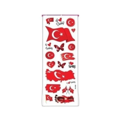 PUTİ SHINE STICKER - TÜRK BAYRAĞI 3