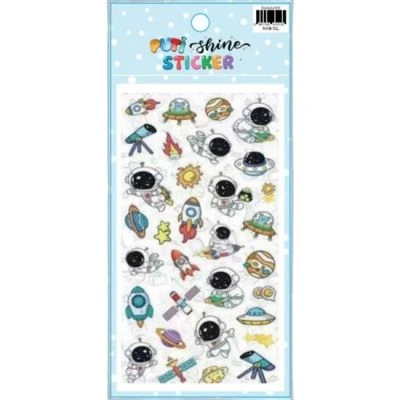 PUTİ SHINE STICKER - UZAY