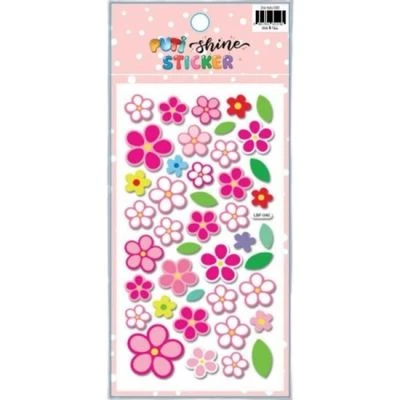 PUTİ SHINE STICKER - ÇİÇEKLER