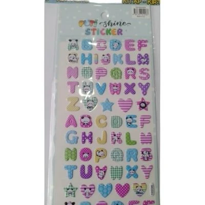 PUTİ SHINE STICKER-HARFLER 1