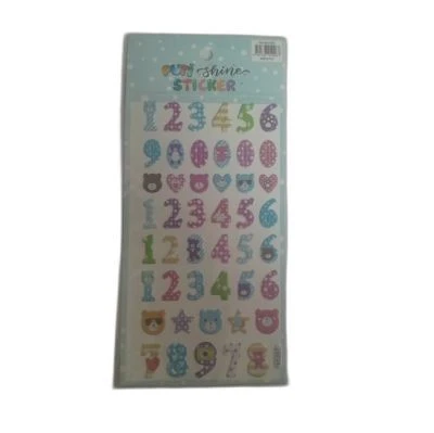 PUTİ SHINE STICKER-RAKAMLAR 2