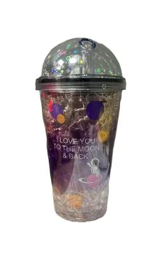 PUTİ 450ML PİPETLİ BARDAK BUZLU GALAXY SERİSİ