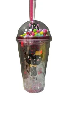 PUTİ 450ML PİPETLİ BARDAK GLOWY SERİSİ