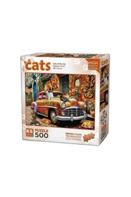 KS GAMES 500 PARÇA YAPBOZ CATS OF THE CAR