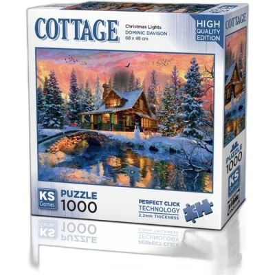 KS GAMES 1000 PARÇA YAPBOZ CHRISTMAS LIGHTS
