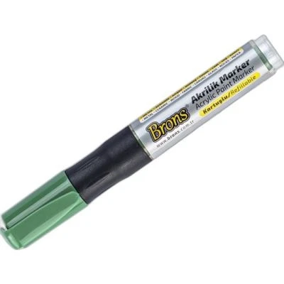 BRONS AKRİLİK MARKER YEŞİL