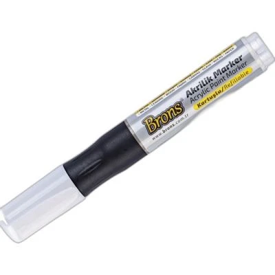 BRONS AKRİLİK MARKER BEYAZ