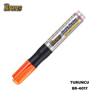 BRONS AKRİLİK MARKER TURUNCU