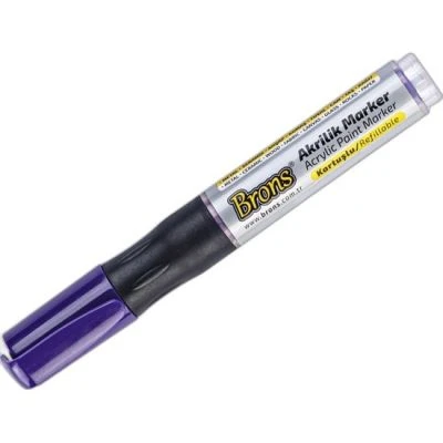 BRONS AKRİLİK MARKER MOR