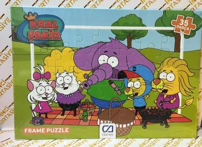 CA GAMES KRAL ŞAKİR FRAME YAPBOZ 35 PARÇA
