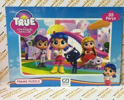 CA GAMES TRUE VE GÖKKUŞAĞI KRALLIĞI FRAME YAPBOZ 35 PARÇA