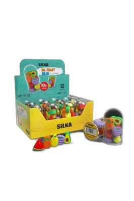 SİLKA ART.1033 FRUİT 12'Lİ SİLGİ