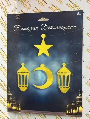 RAMAZAN DEKORASYON SÜS SETİ 4 PARÇA