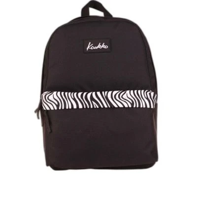 KAUKKO BASIC COLORS SIRT CANTASI (SIYAH ZEBRA) K1626