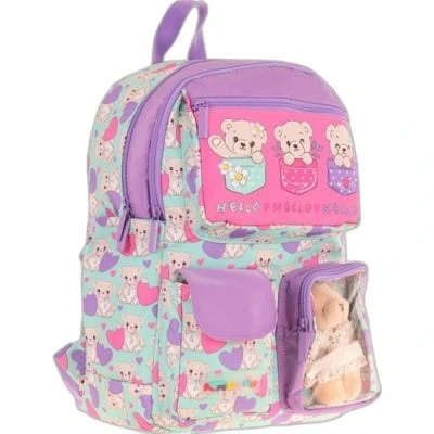 KAUKKO KIDS SIRT ÇANTASI (PLUSH BEAR)