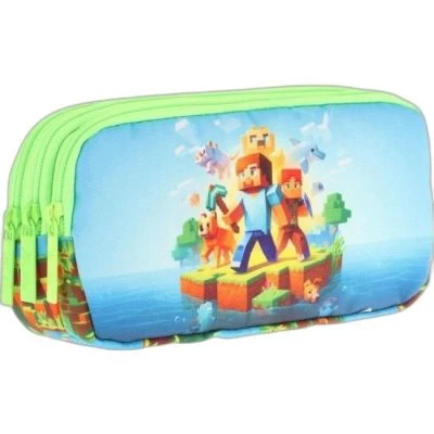 KAUKKO KIDS 3 BÖLMELİ KALEM ÇANTASI