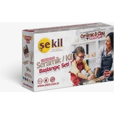 ŞEKİL SERAMİK KİL BAŞLAMA SETİ