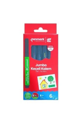 PENMARK SÜPER YIKANABİLİR JUMBO 6 RENK KEÇELİ KALEM