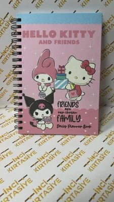 HELLO KİTTY AND FRİENDS GÜNLÜK PLANLAYICI DEFTER
